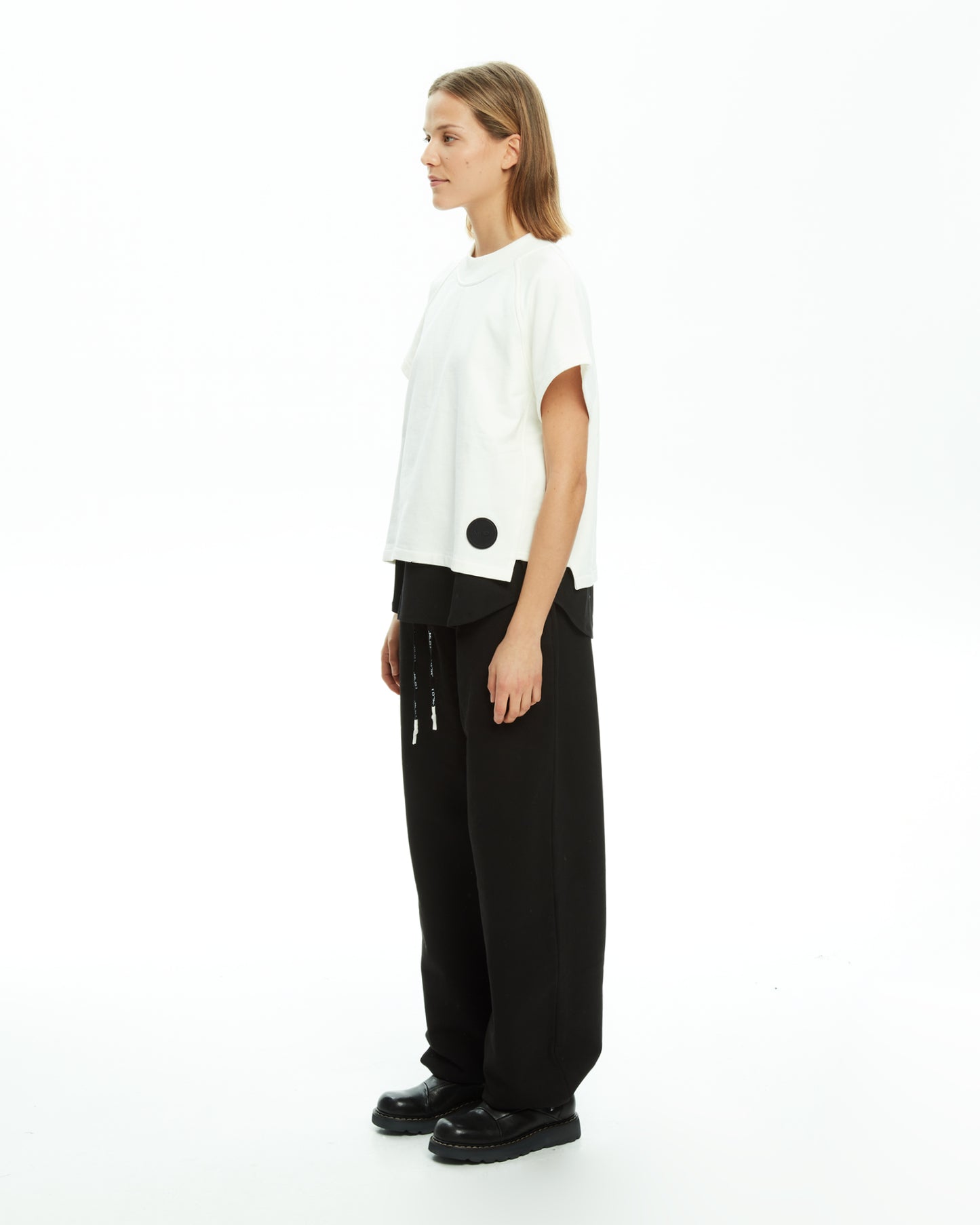 MLO T-shirt con logo MLO GRIGIO