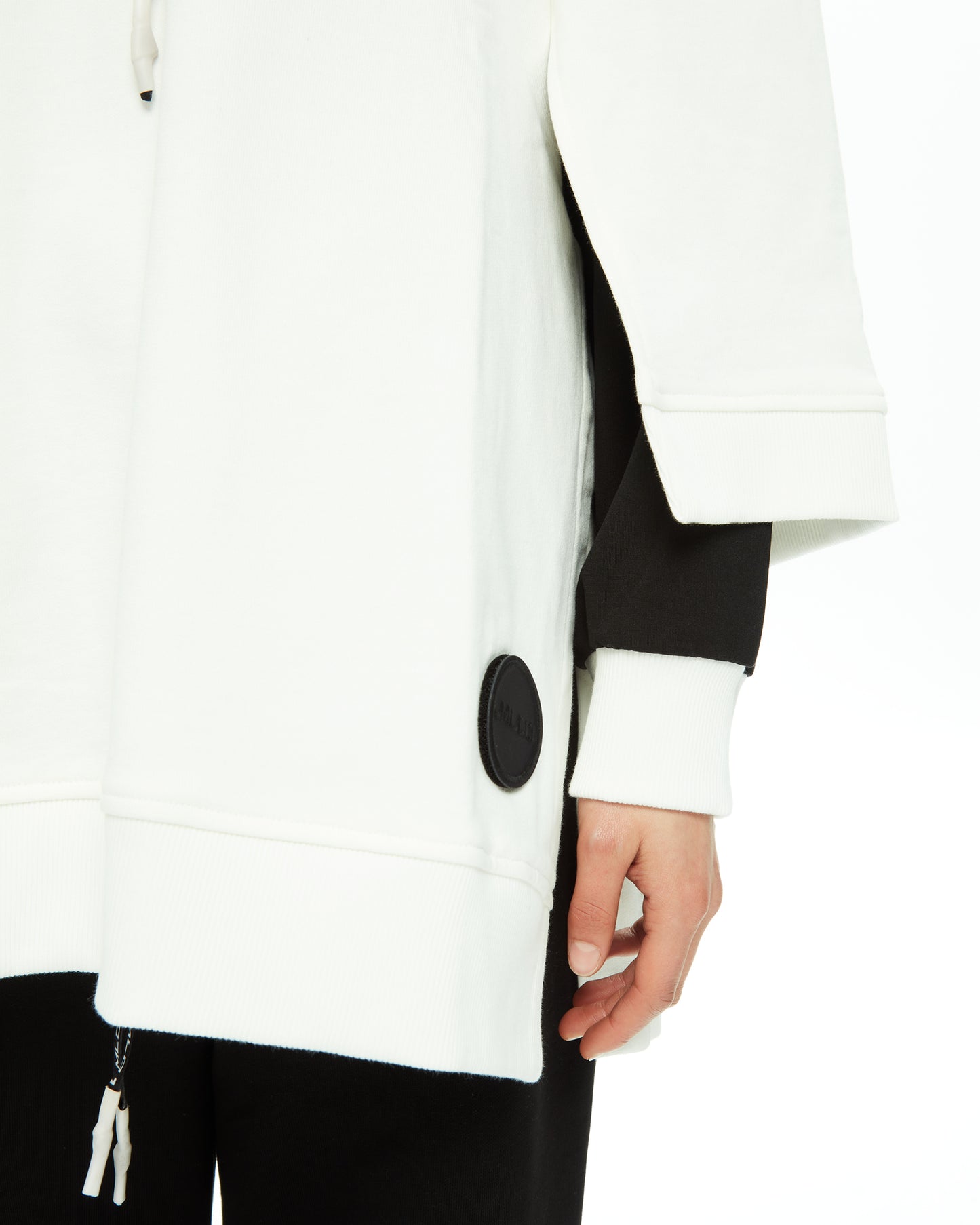 MLO Felpa oversize con logo GRIGIO