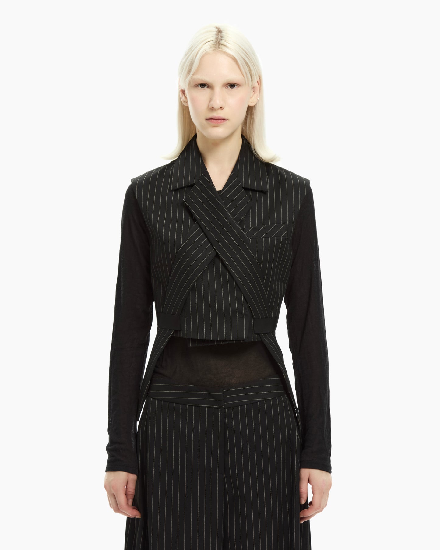 MLO Gilet incrociato NERO