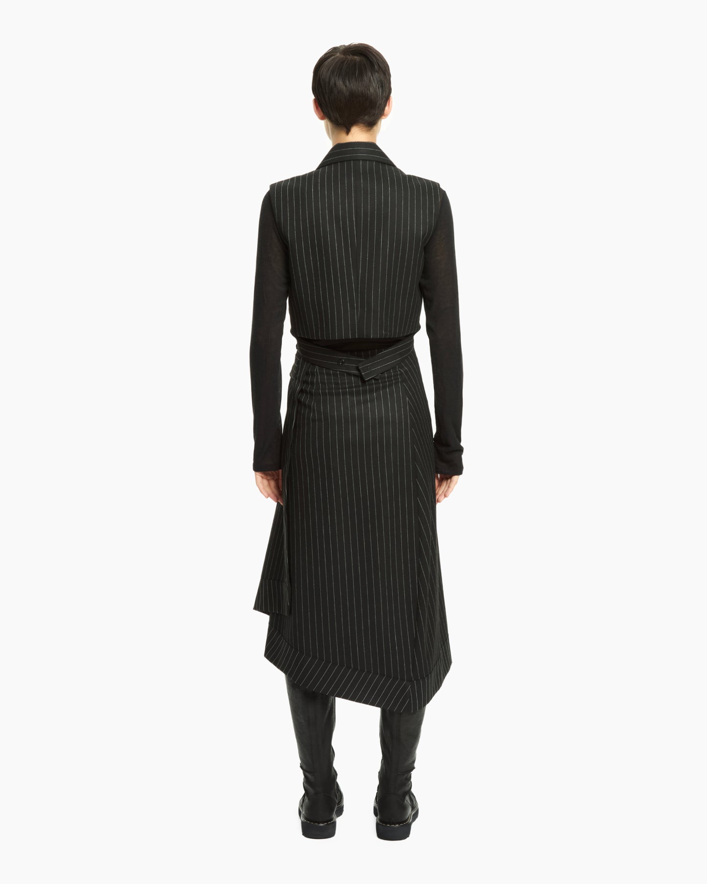 MLO Gilet ad incrocio NERO