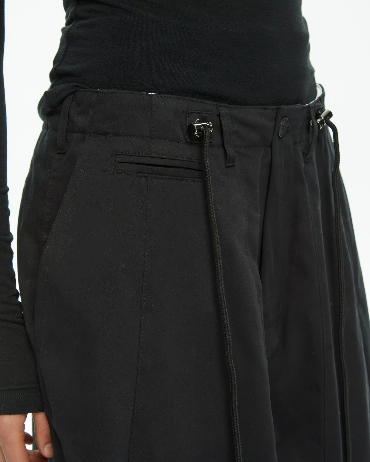 MLO Pantalone wide leg NERO
