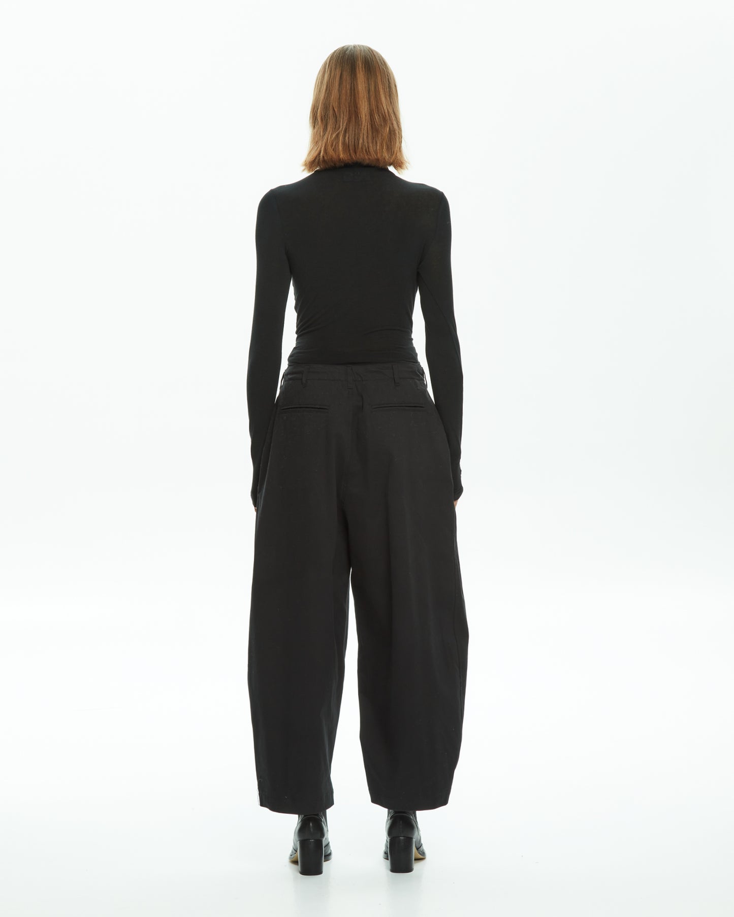 MLO Pantalone wide leg NERO