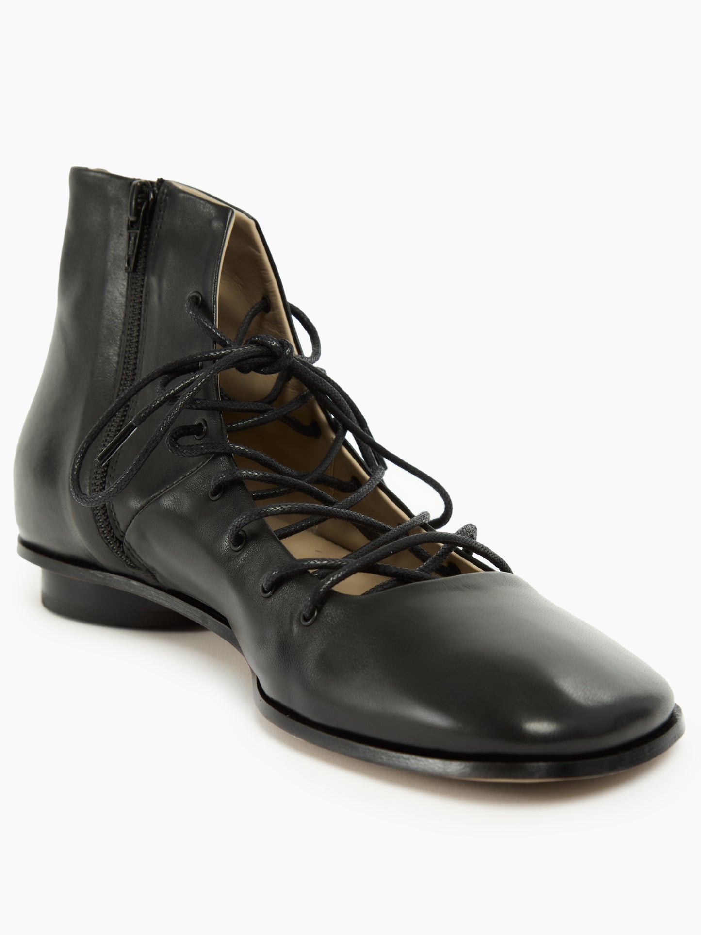 MLO Stivaletto stringato NERO