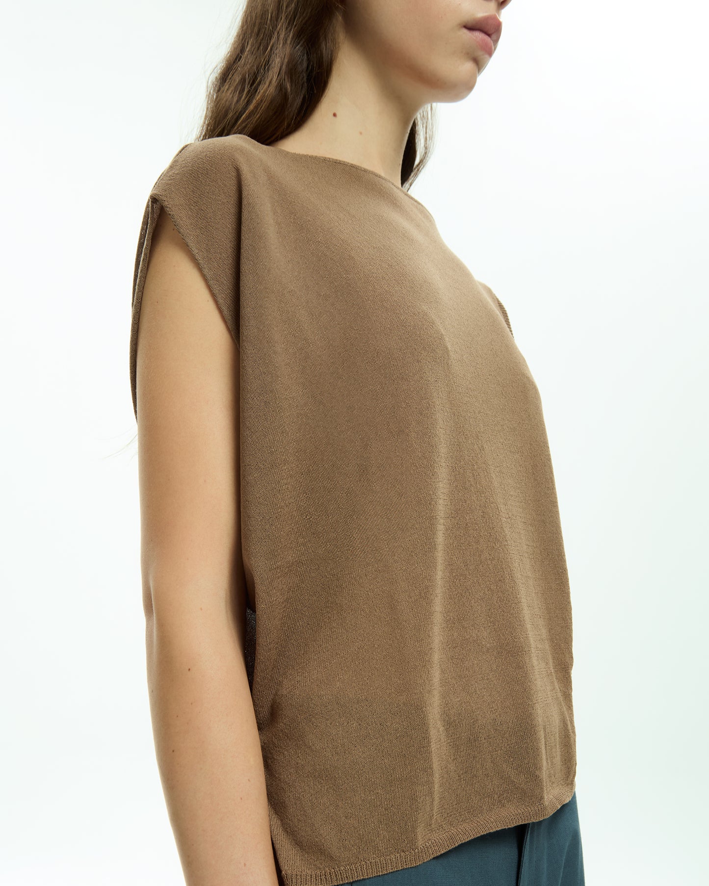 MLO Top senza maniche BEIGE