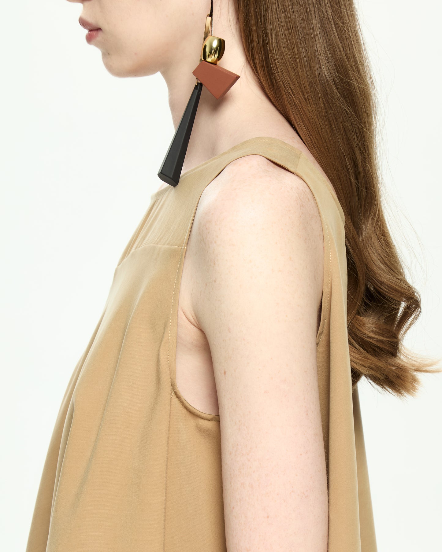 MLO Abito lungo smanicato BEIGE