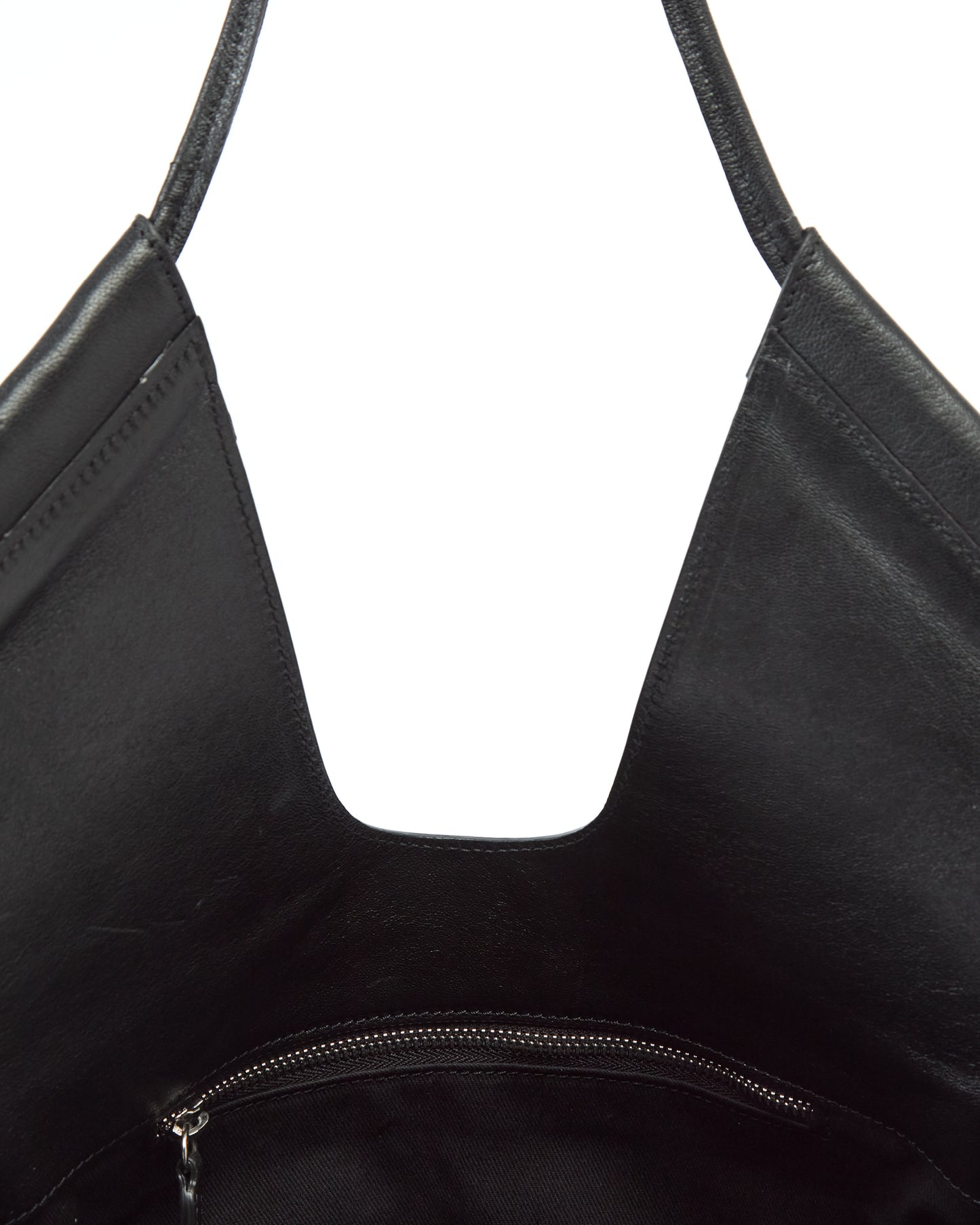 MLO Borsa a spalla dal design morbido NERO