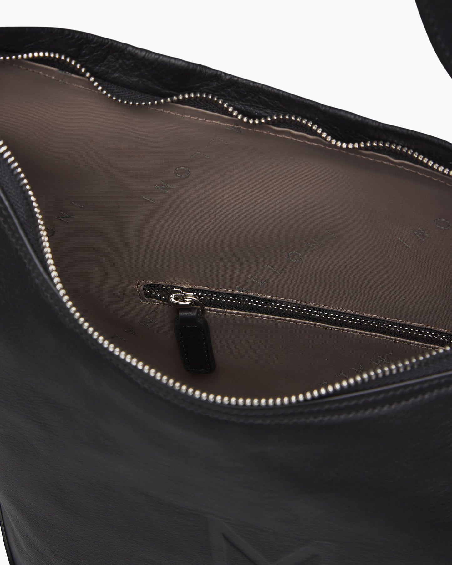 MLO Borsa con tracolla regolabile NERO