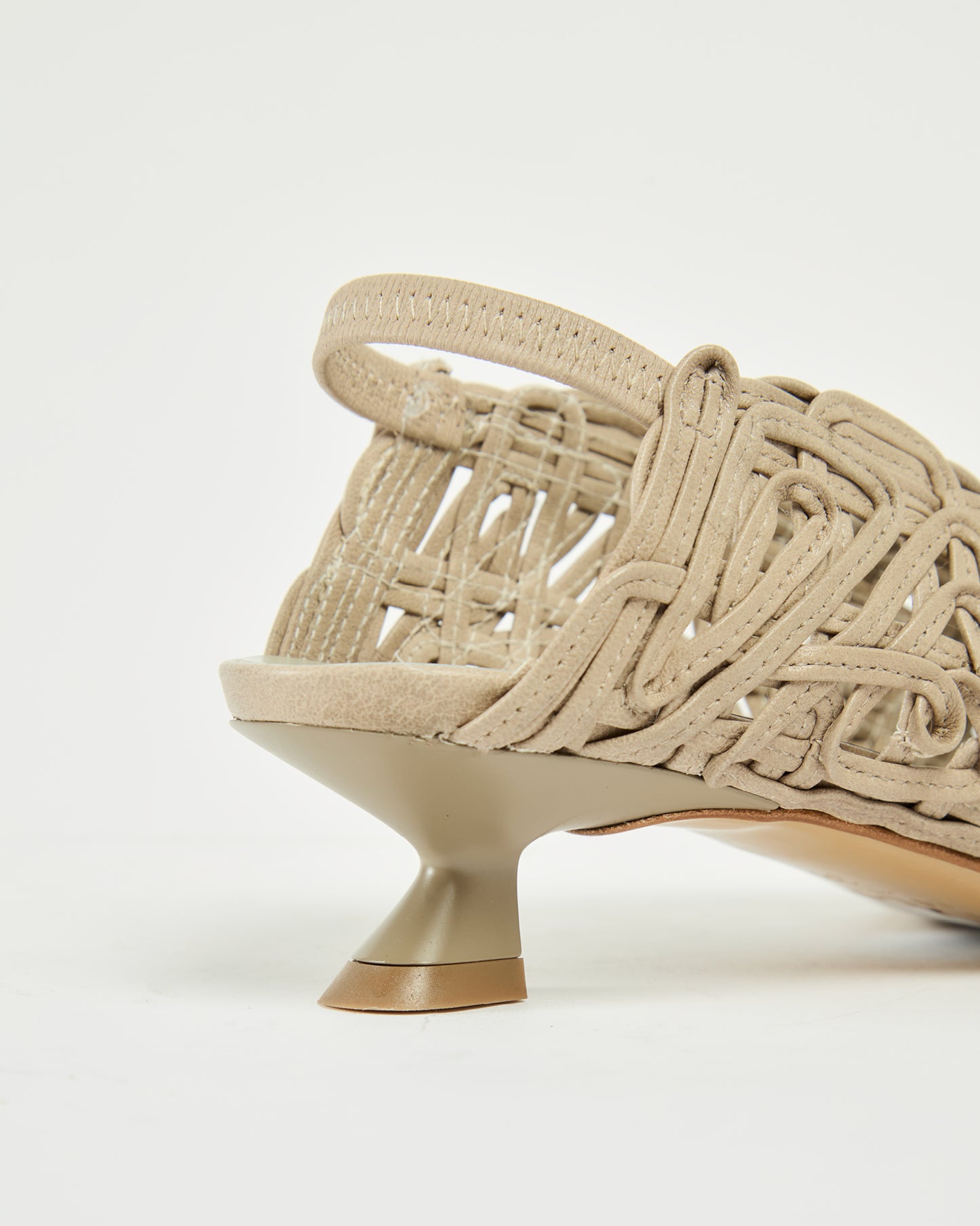 MLO Scarpa slingback GRIGIO