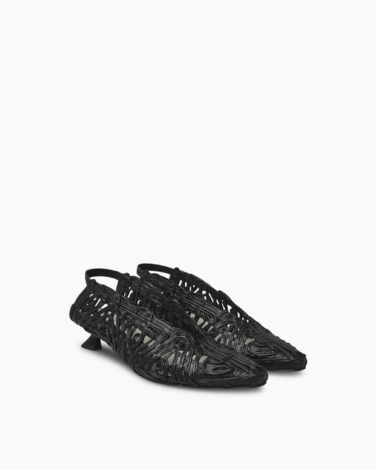 MLO Scarpa slingback NERO