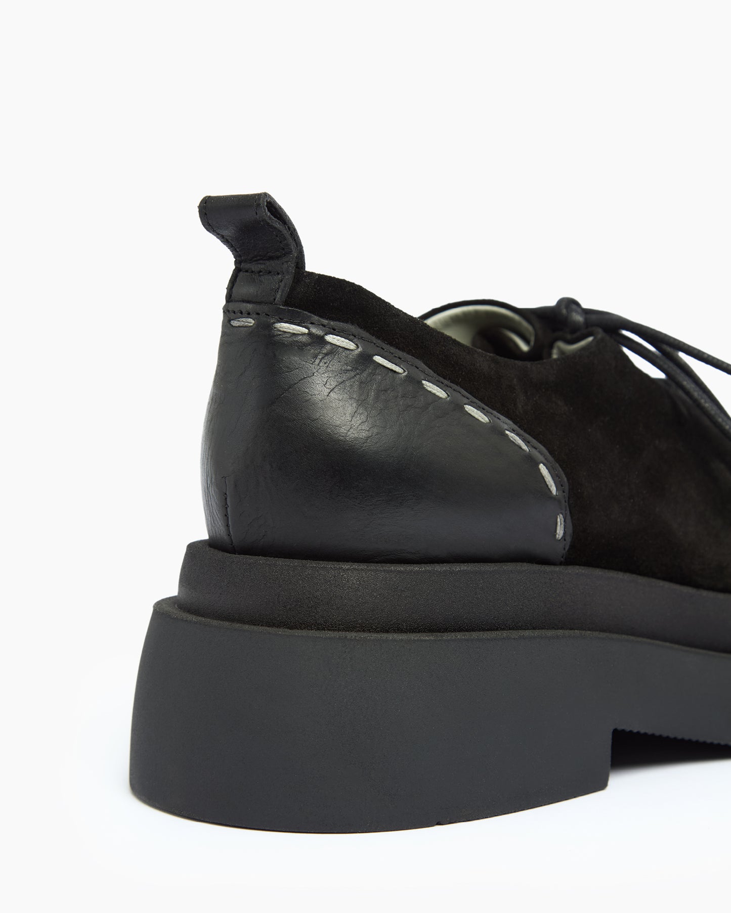 MLO Scarpa stringata NERO+NERO