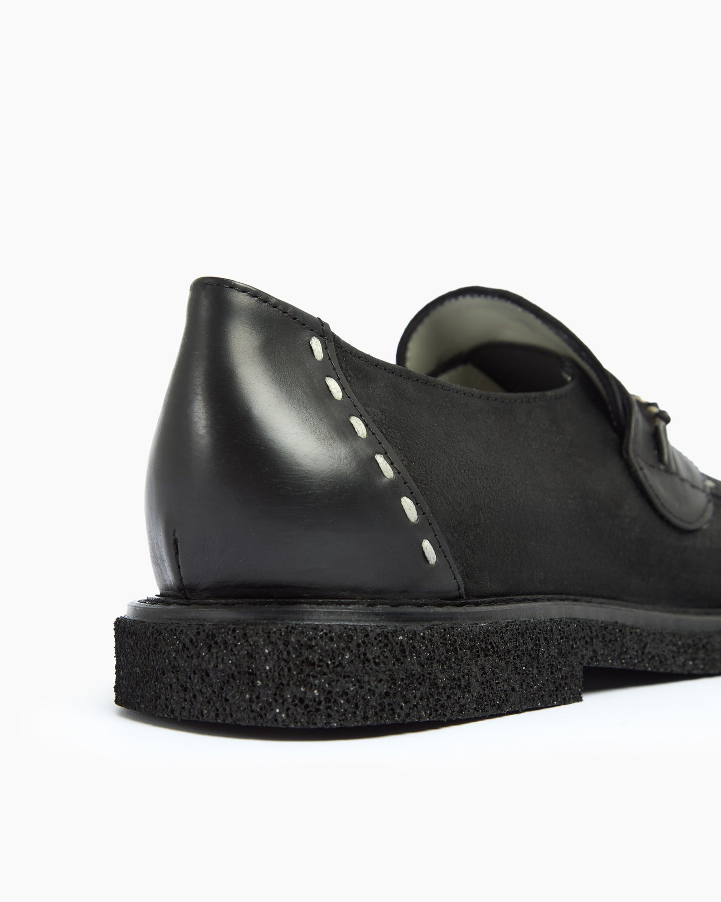 MLO Mocassino con dettagli artigianali NERO+NERO