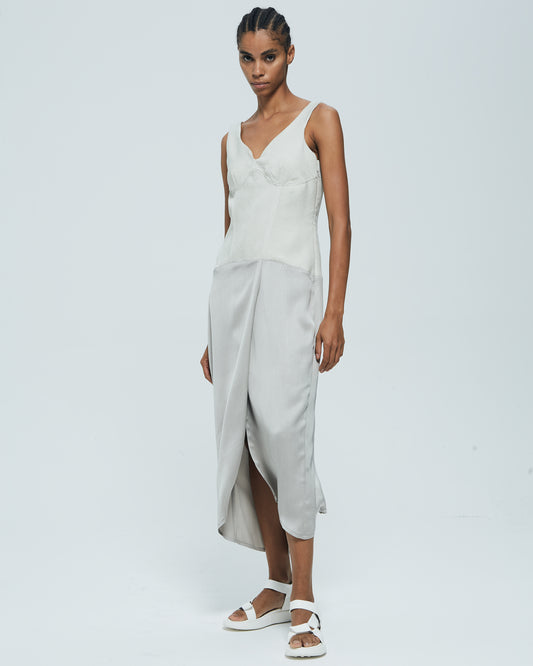 _MALLONI Abito midi CELESTE