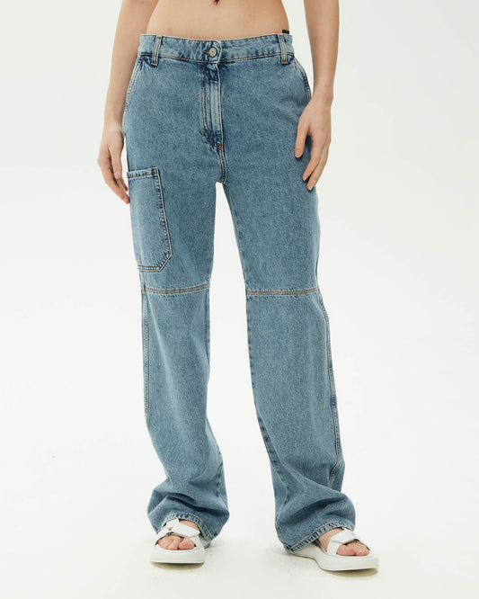 _MALLONI Jeans cargo con tasche applicate BLU