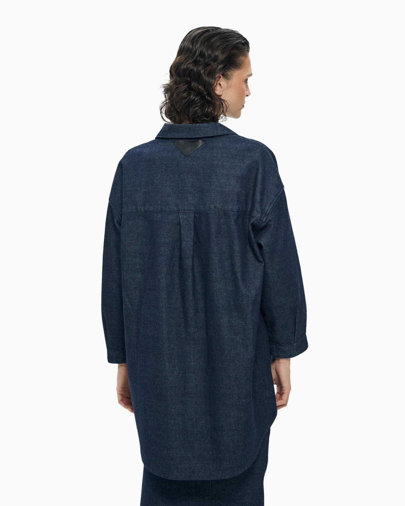 _MALLONI Camicia oversize BLU