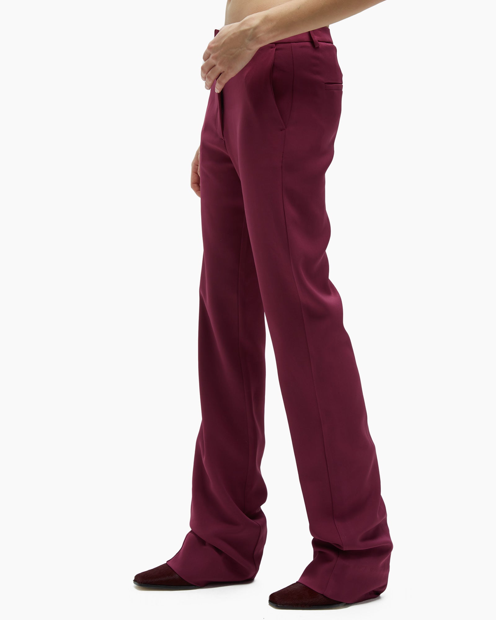 _MALLONI Pantalone stretch VIOLA