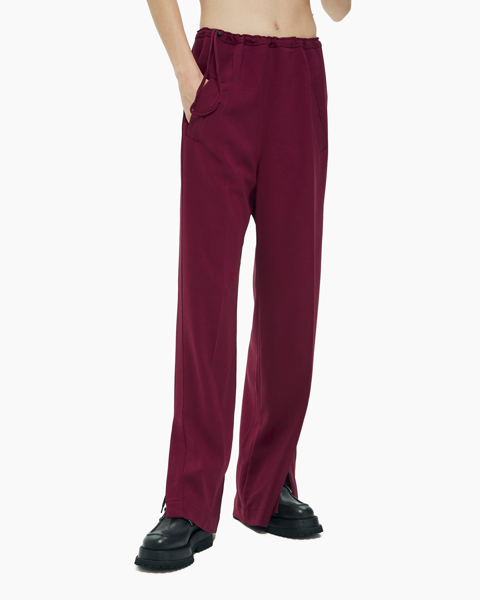 _MALLONI Pantalone con coulisse VIOLA