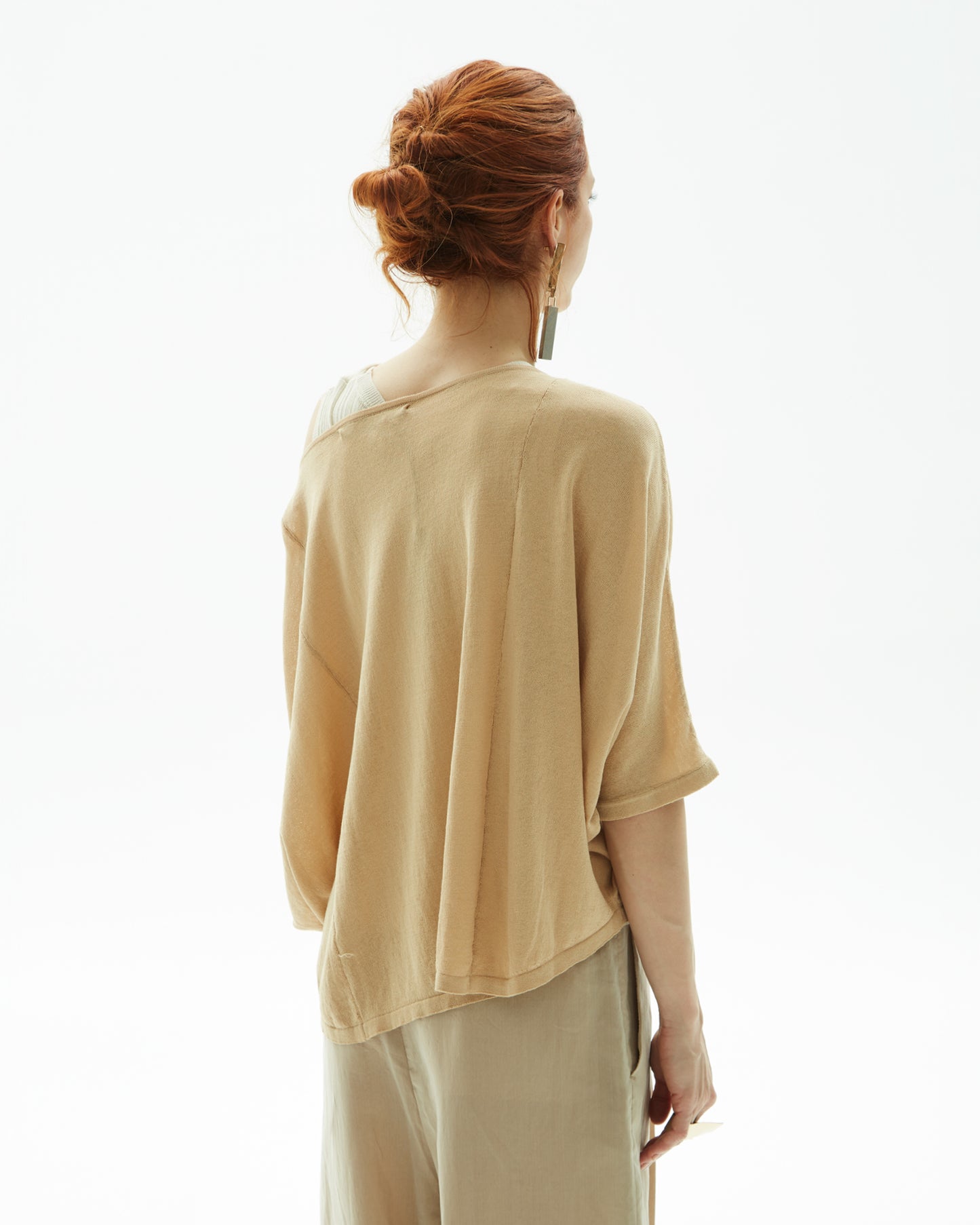 _MALLONI Maglia crepe BEIGE