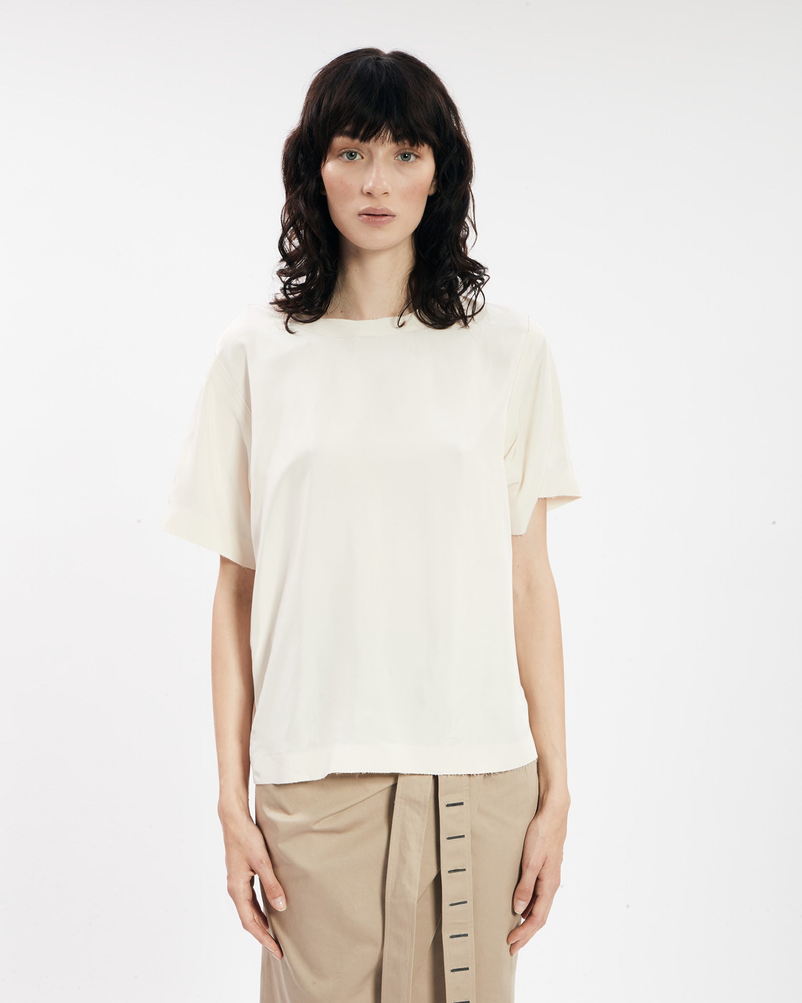 _MALLONI T-shirt fluida BEIGE