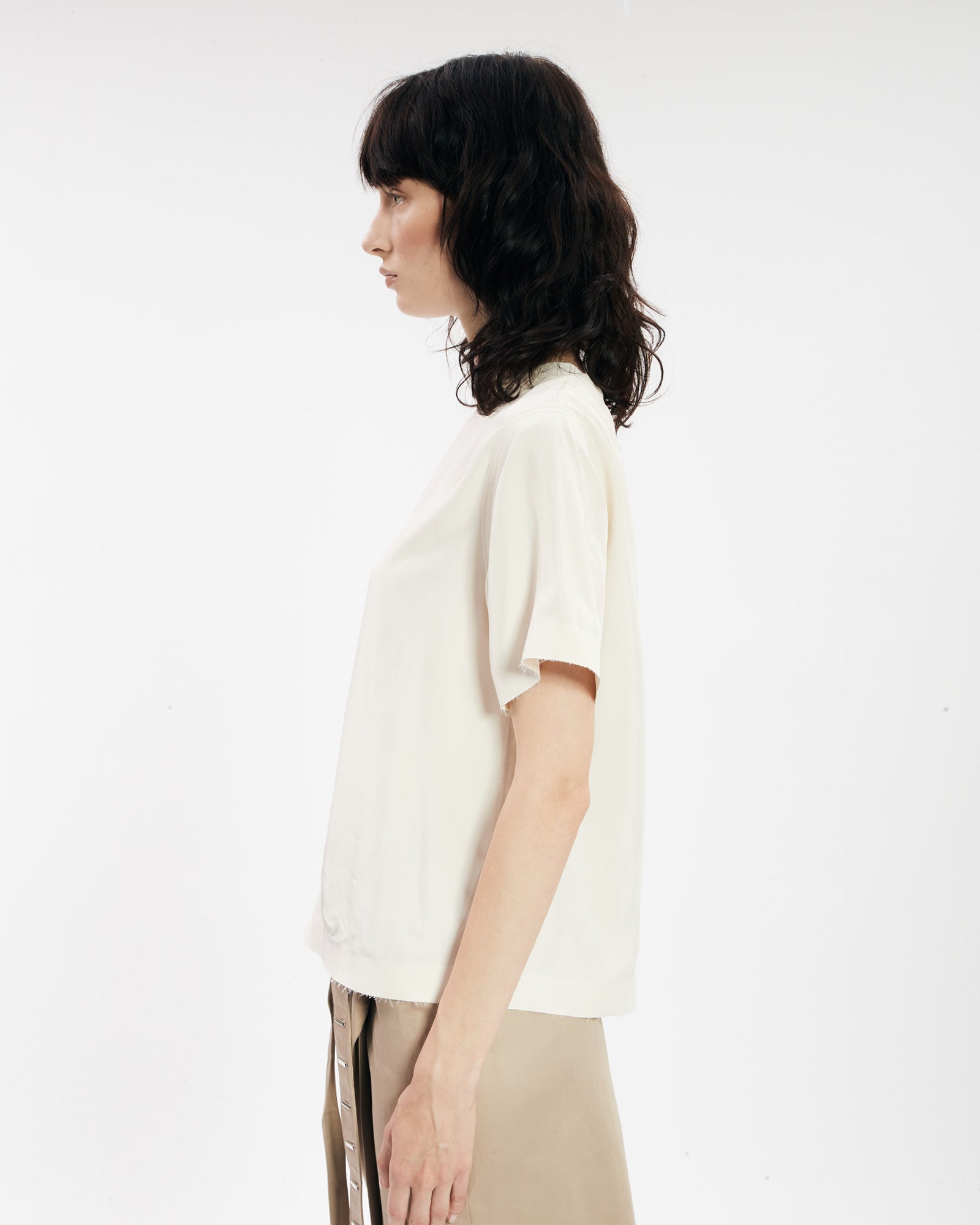 _MALLONI T-shirt fluida BEIGE