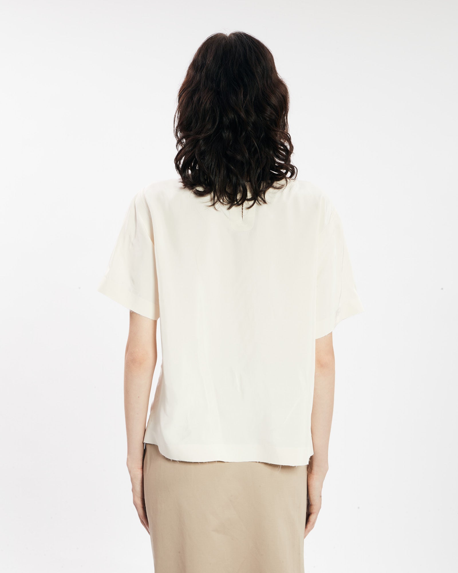 _MALLONI T-shirt fluida BEIGE