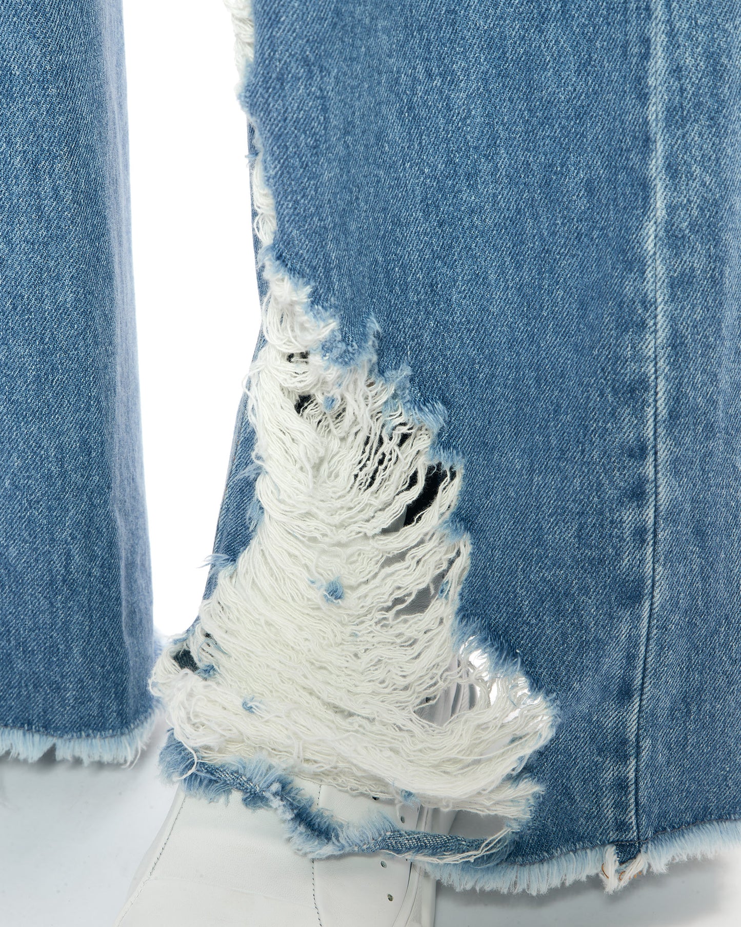 _MALLONI Jeans con rotture CELESTE