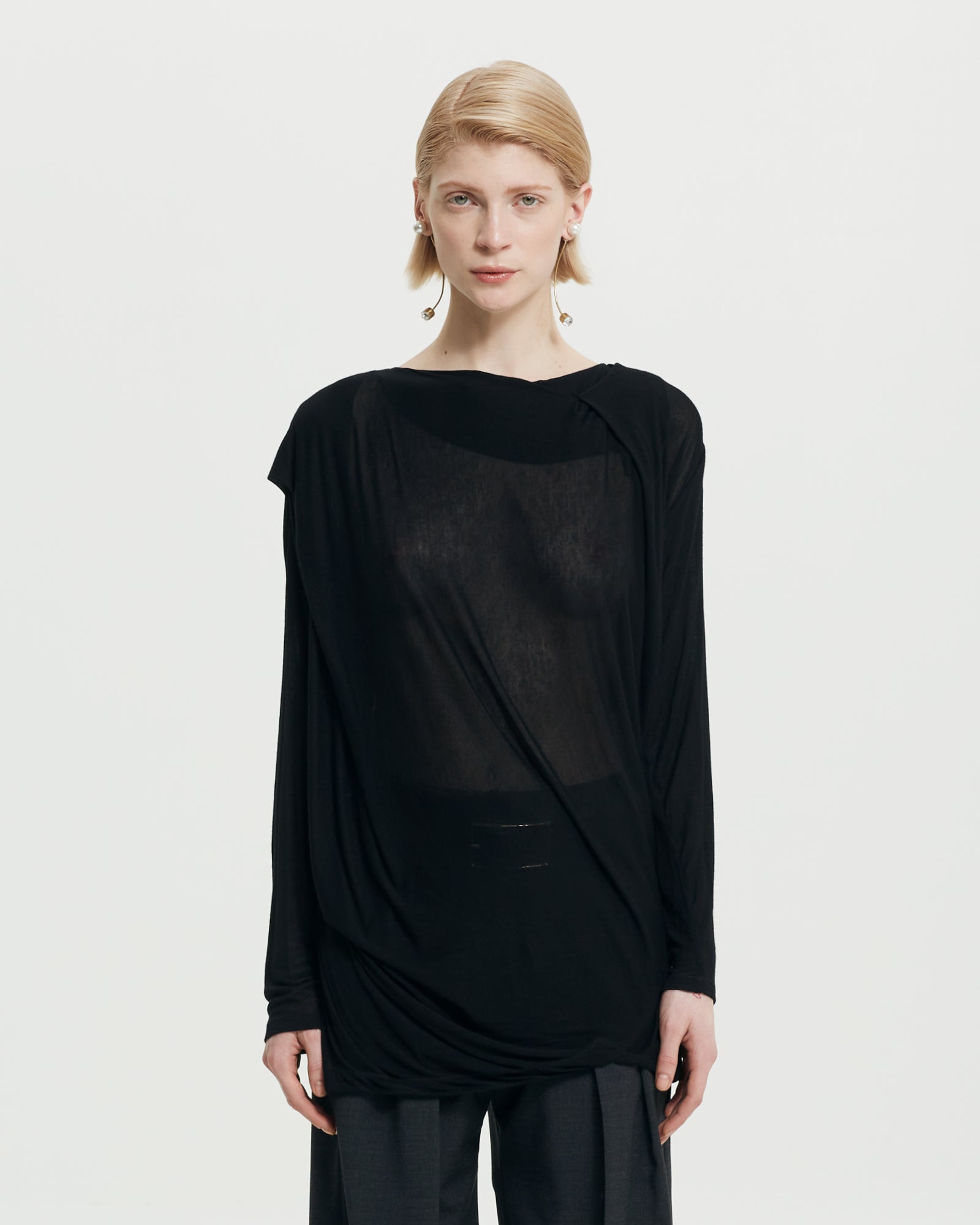 _MALLONI Maglia NERO