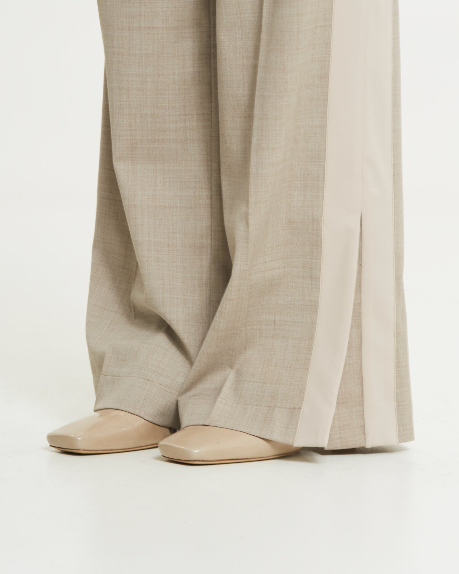 _MALLONI Pantalone Wide-Leg BEIGE