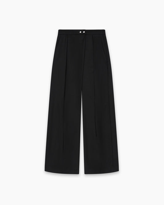 _MALLONI Pantalone Wide-Leg NERO