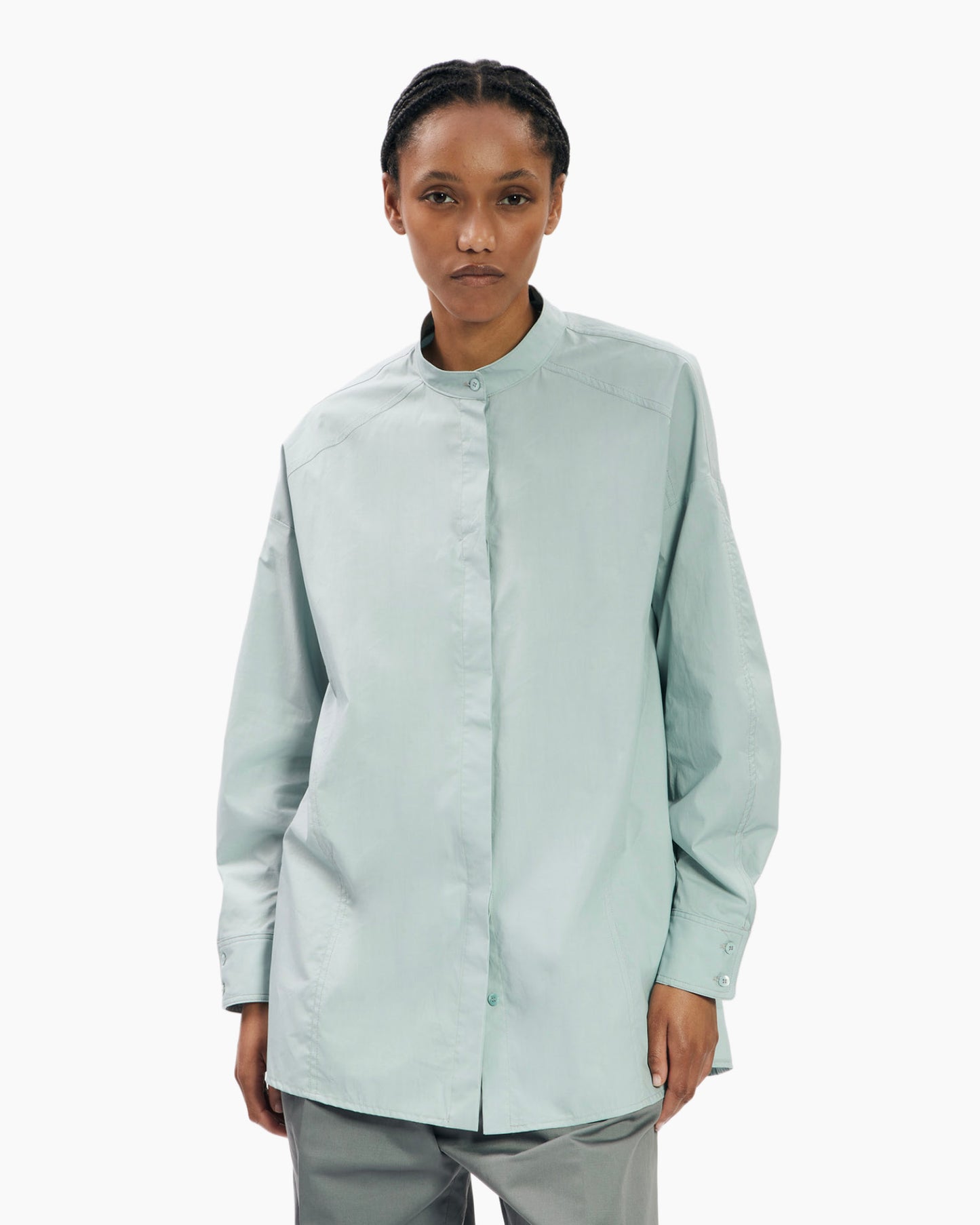 _MALLONI Camicia in cotone AZZURRO