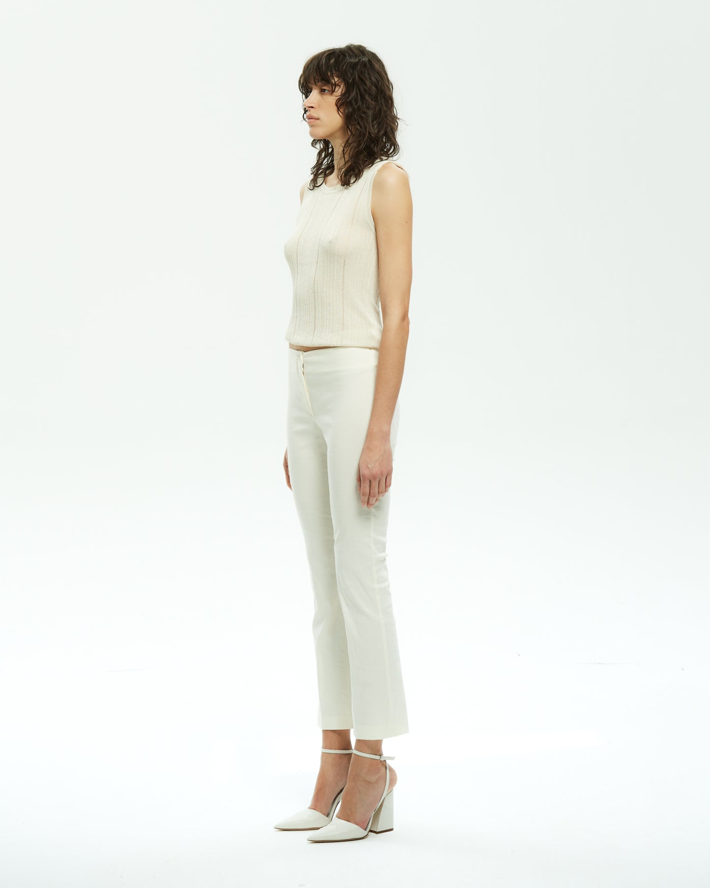 _MALLONI Pantalone in lino-stretch BEIGE