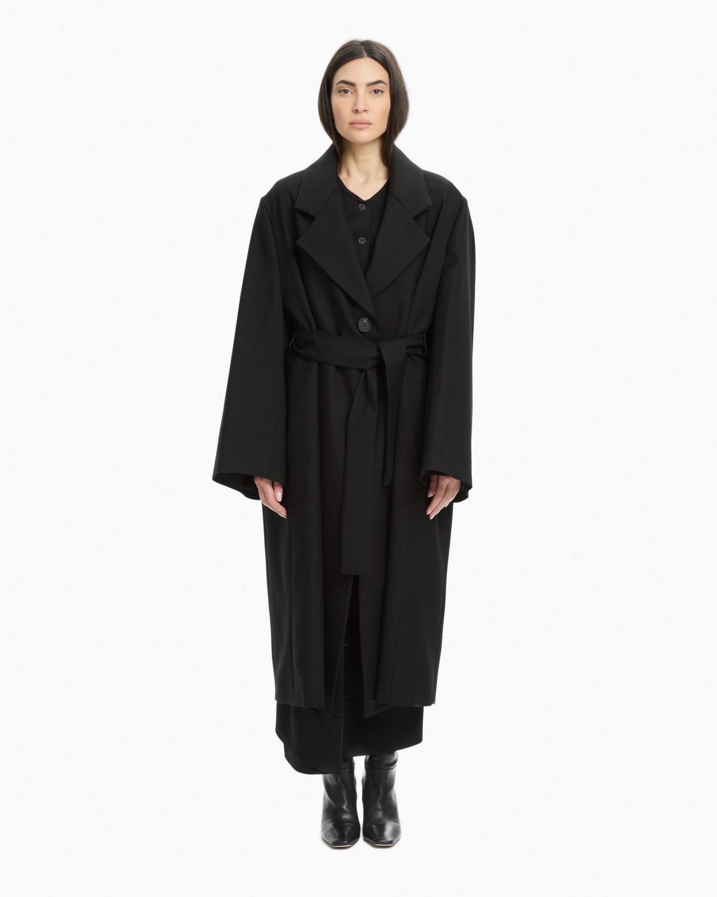_MALLONI Cappotto NERO