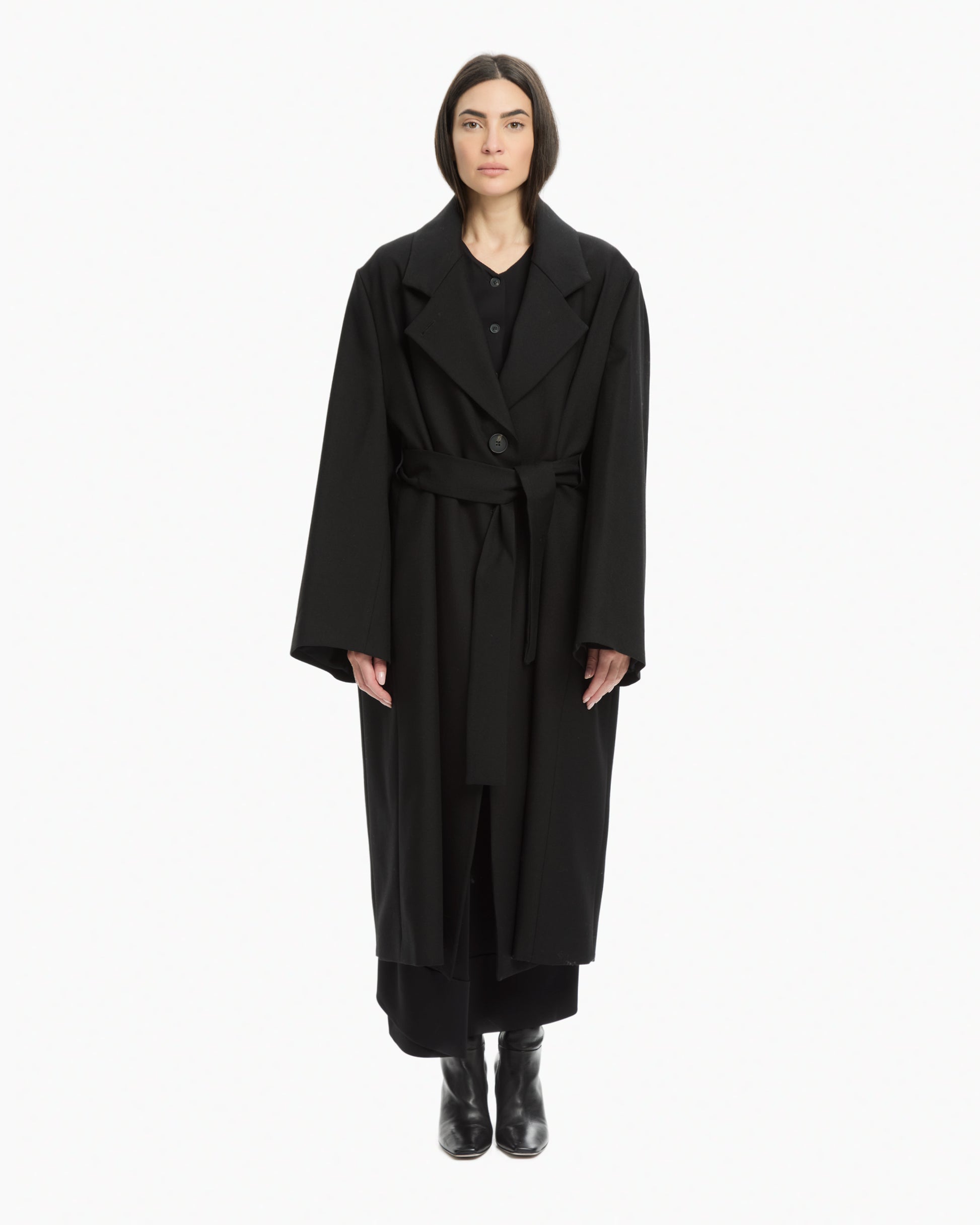 _MALLONI Cappotto NERO