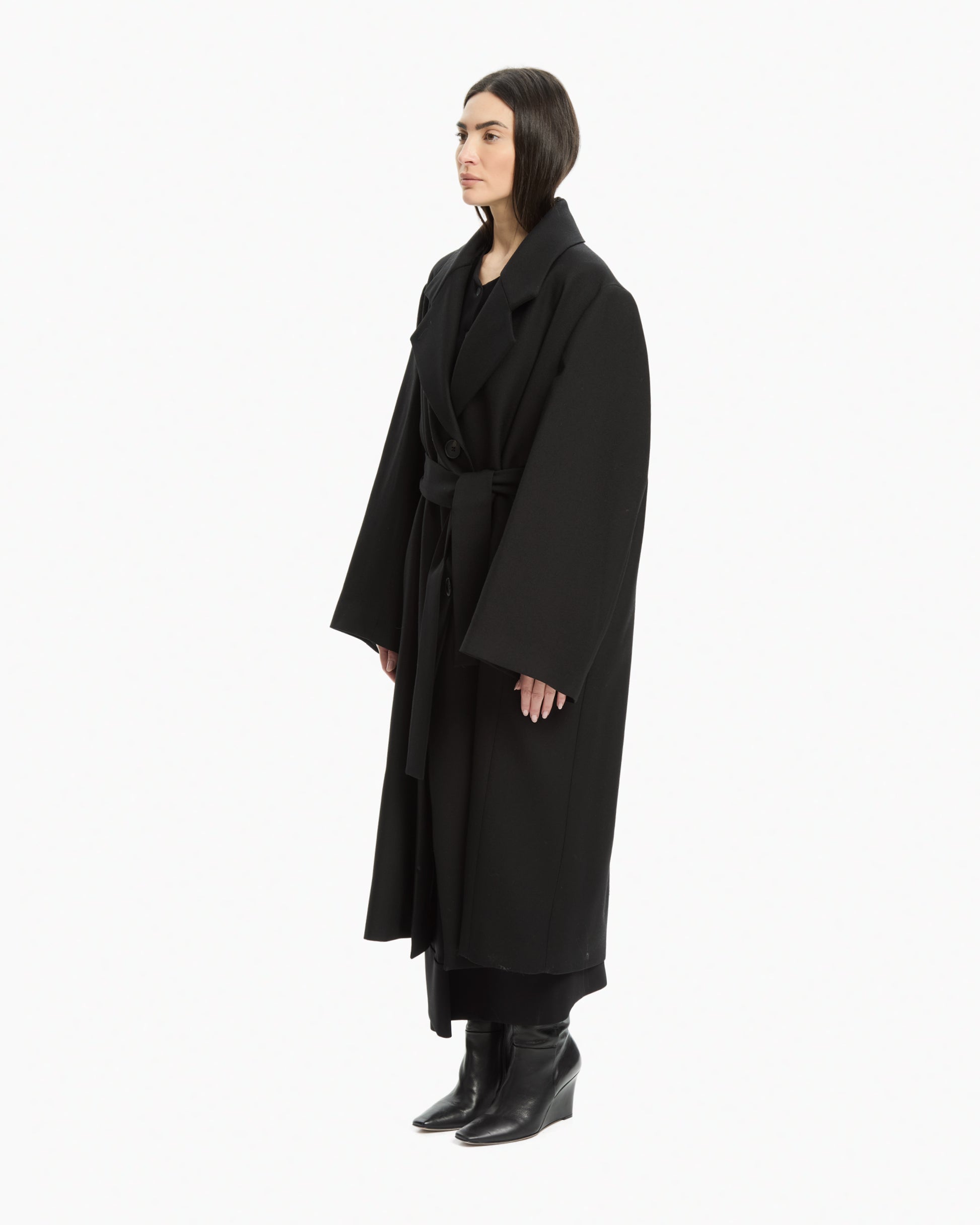 _MALLONI Cappotto NERO