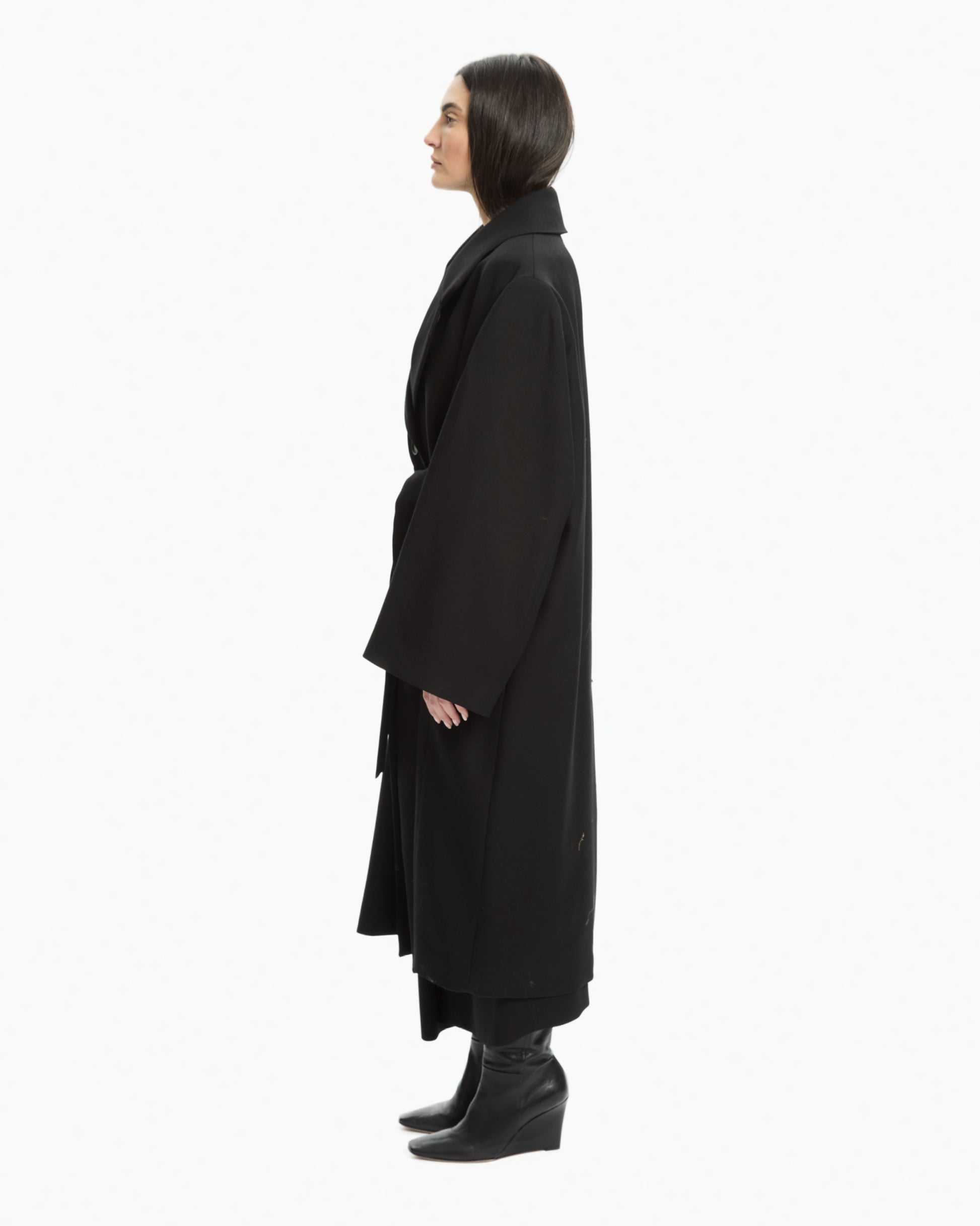 _MALLONI Cappotto NERO