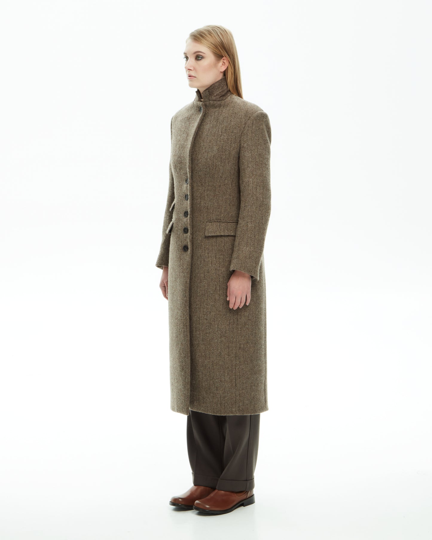 _MALLONI Cappotto strutturato MARRONE