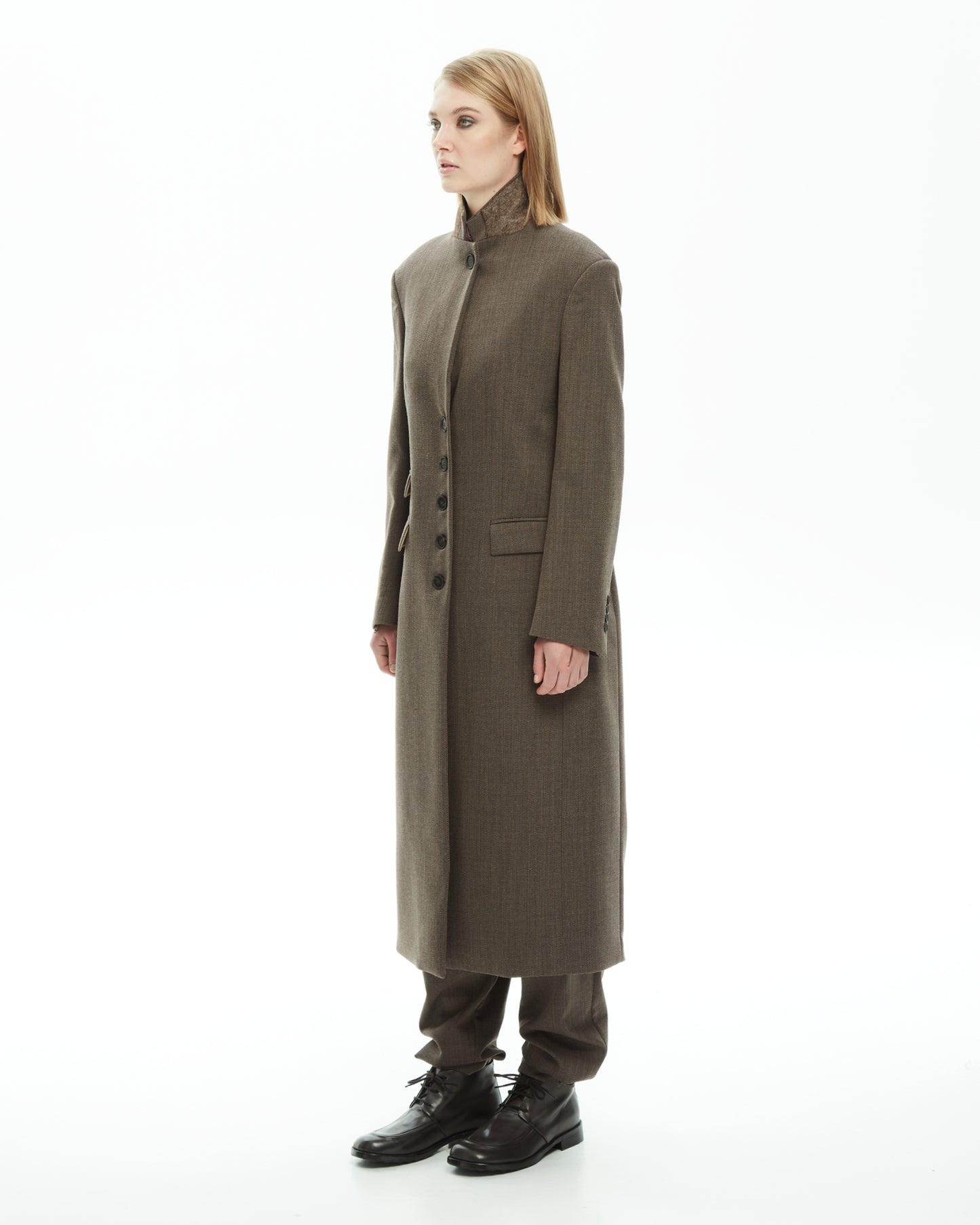 _MALLONI Cappotto sartoriale MARRONE
