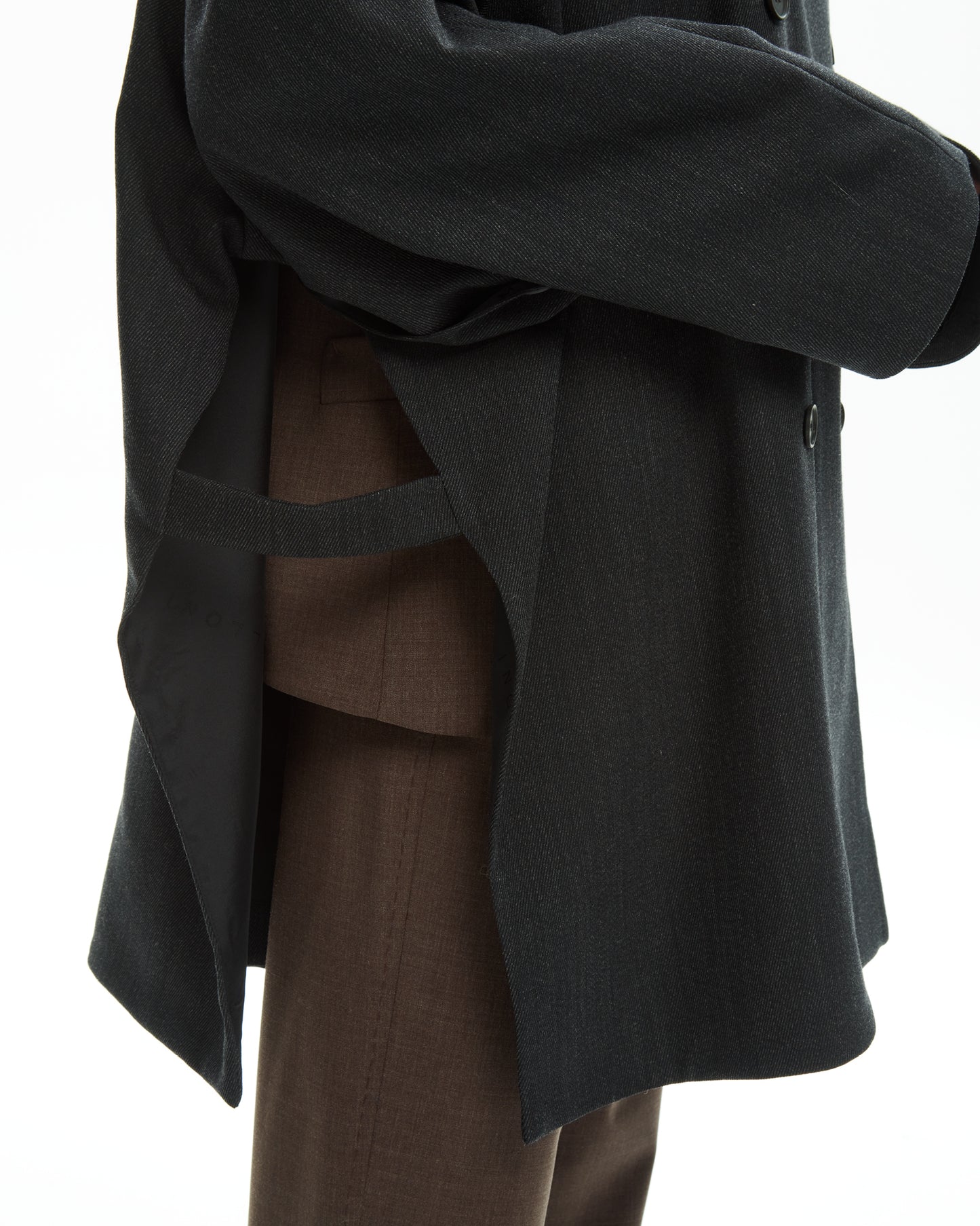 _MALLONI Capospalla doppiopetto oversize NERO