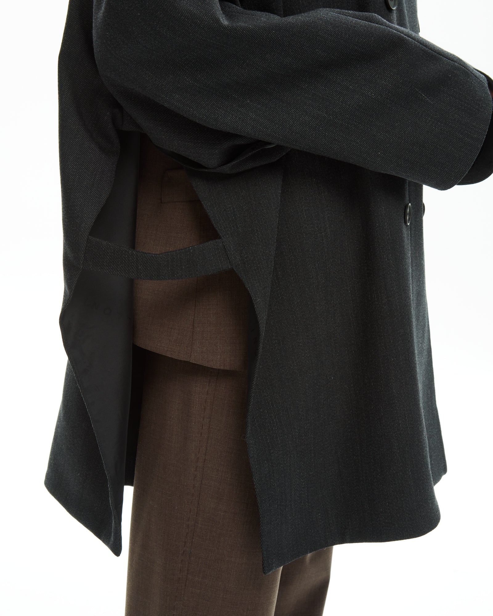 _MALLONI Capospalla doppiopetto oversize NERO