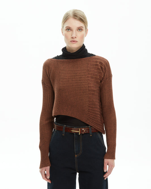 _MALLONI Maglia MARRONE