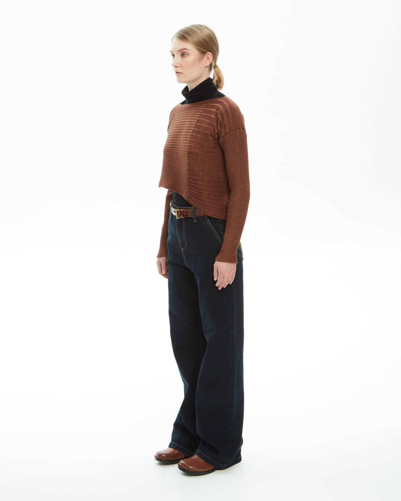 _MALLONI Maglia MARRONE
