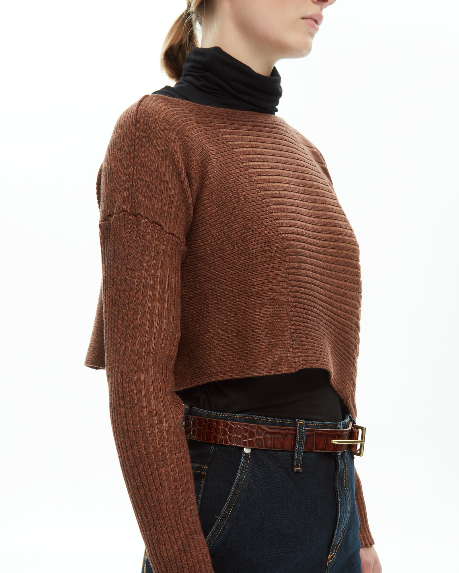 _MALLONI Maglia MARRONE