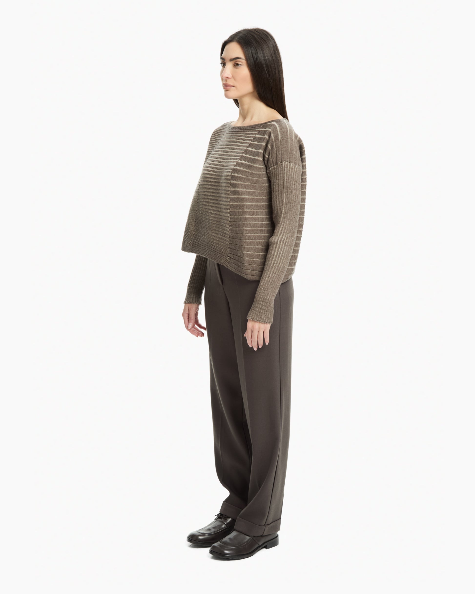 _MALLONI Maglia MARRONE