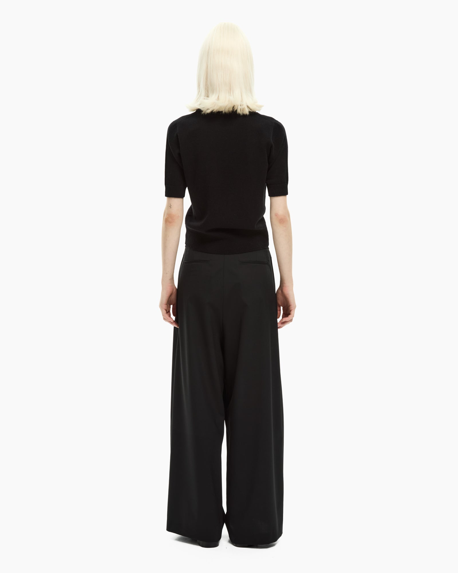 _MALLONI T-shirt collo alto NERO