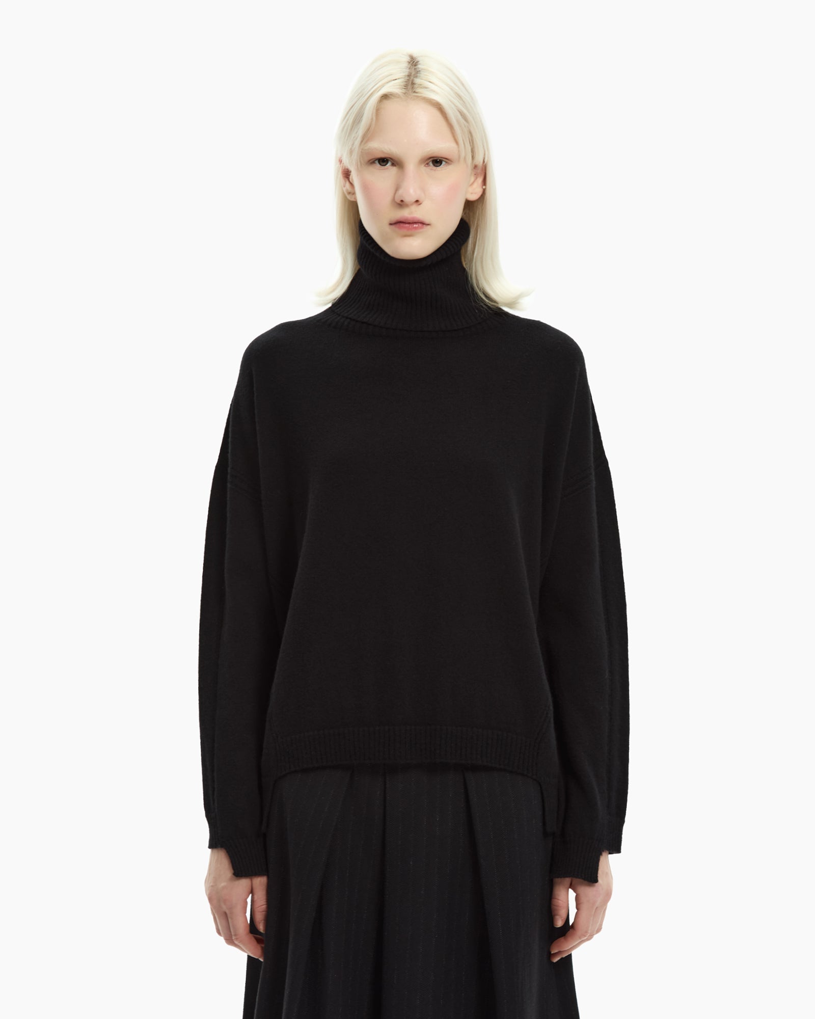 _MALLONI Maglia dolcevita NERO