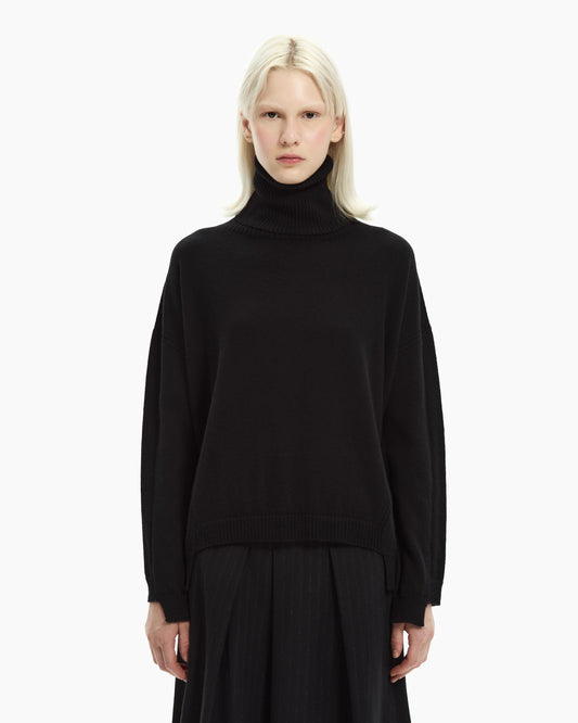 _MALLONI Maglia dolcevita NERO