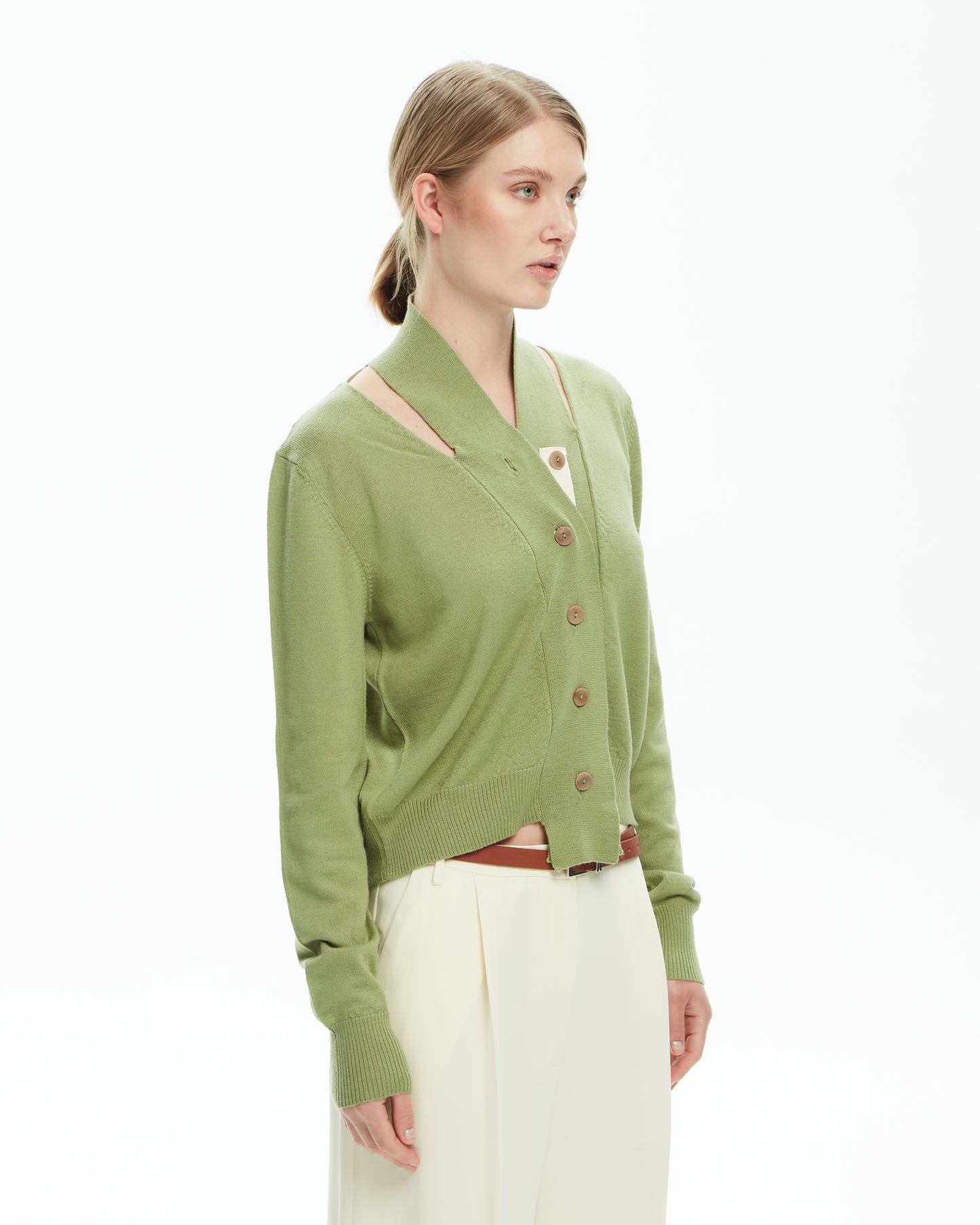 _MALLONI Cardigan VERDE