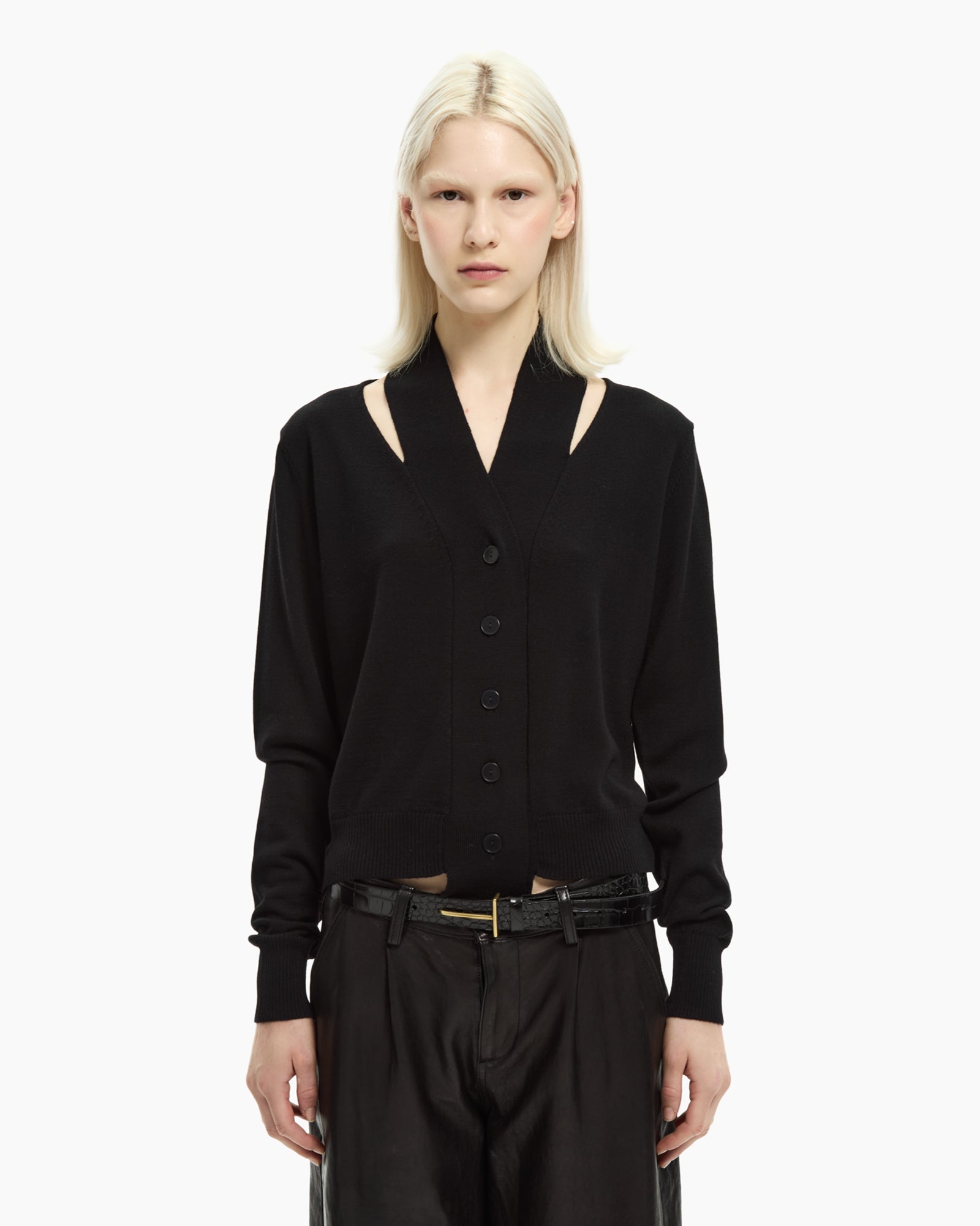 _MALLONI Cardigan NERO