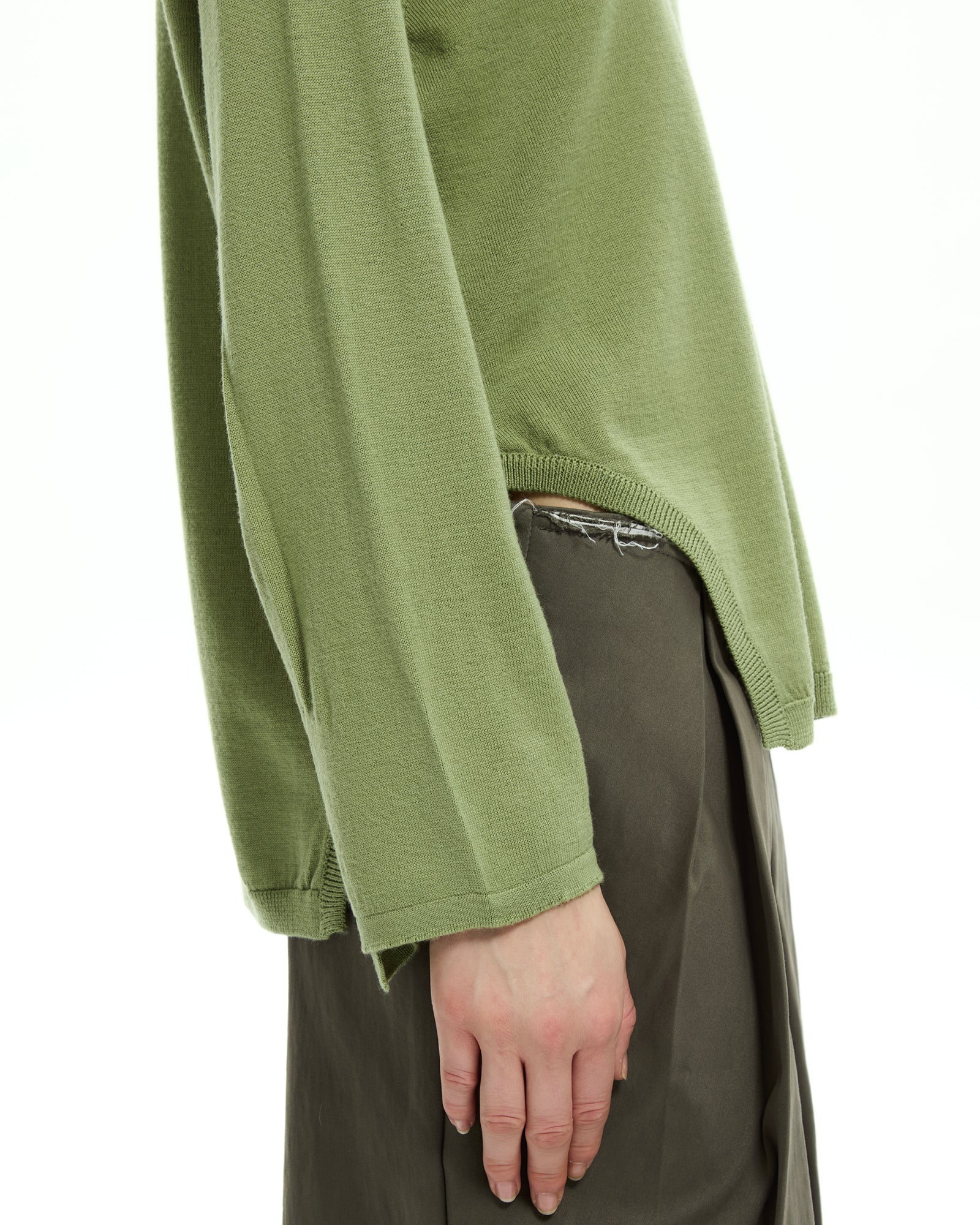 _MALLONI Maglia con scollo a V VERDE