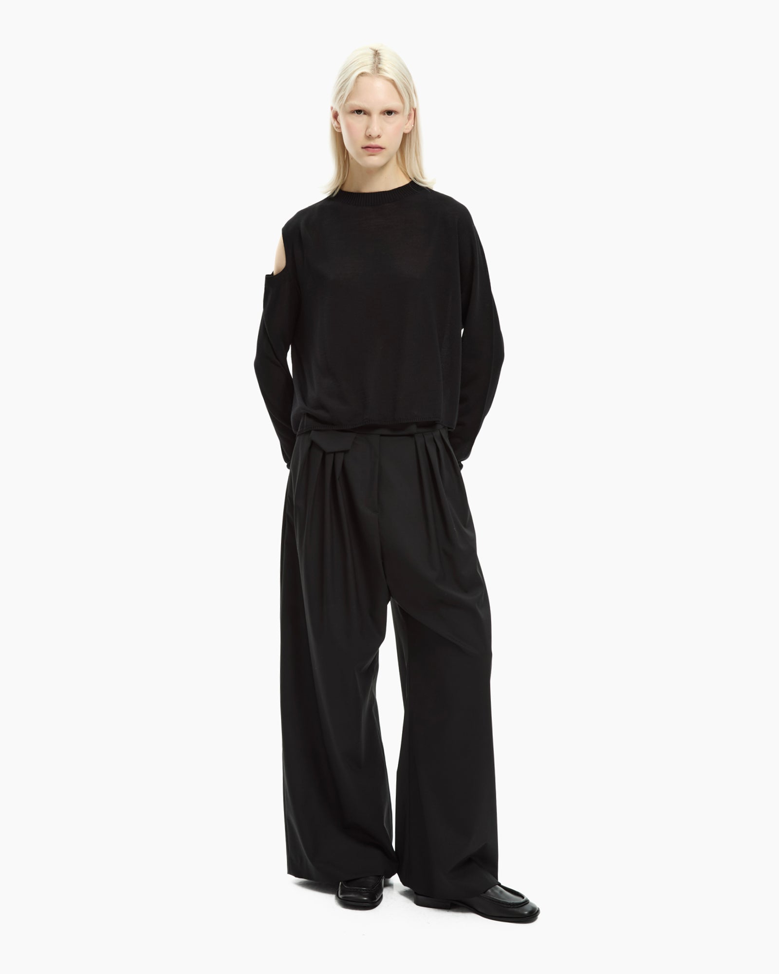 _MALLONI Maglia con cut-out NERO