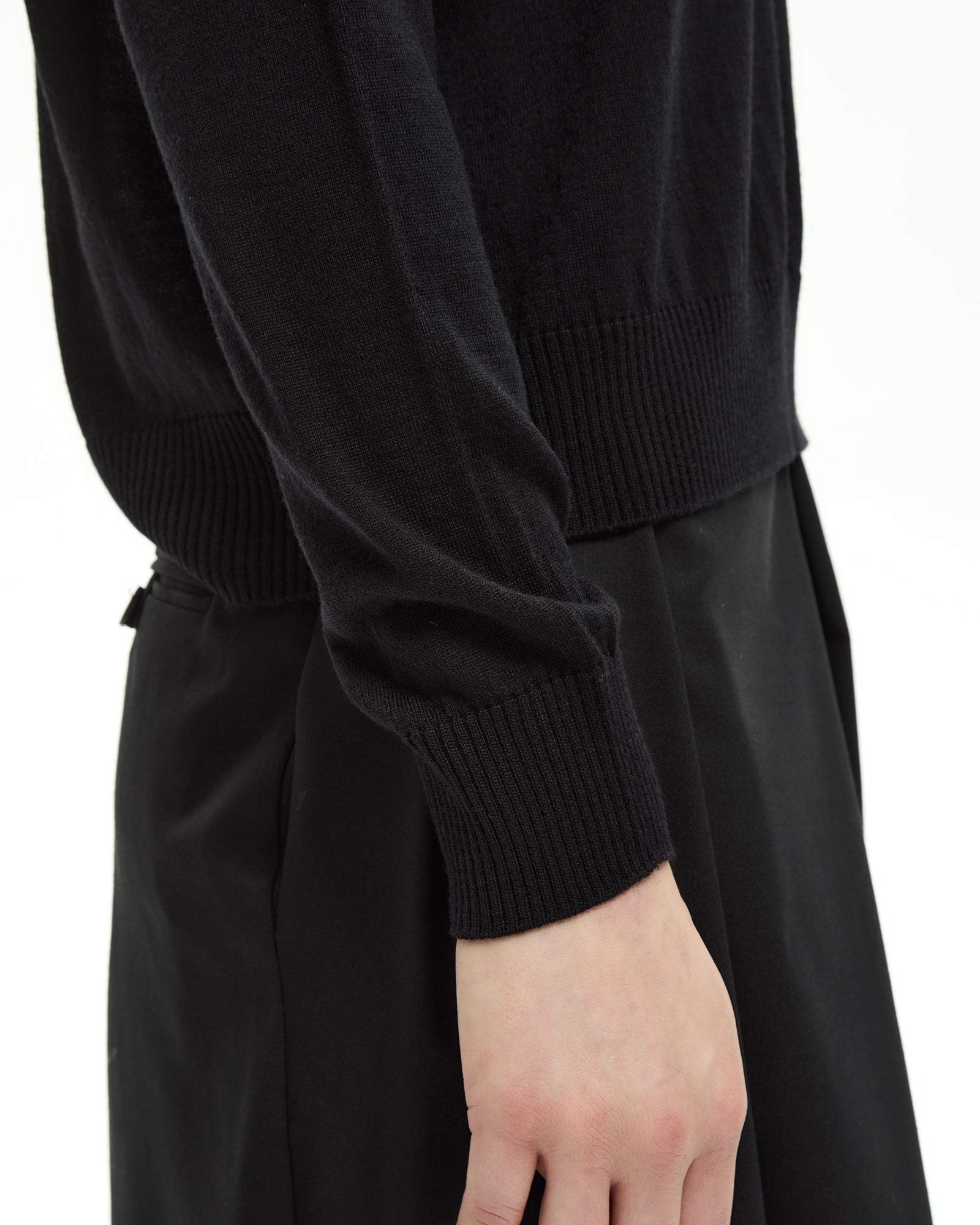 _MALLONI Maglia girocollo NERO